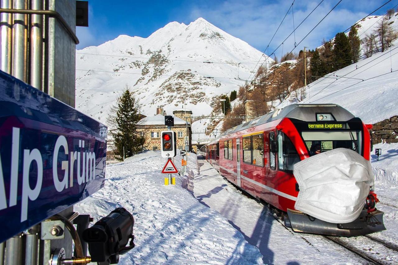 Hotel Bed & Rooms , Corte Rossa -1 Min Walk To Bernina Express تيرانو المظهر الخارجي الصورة